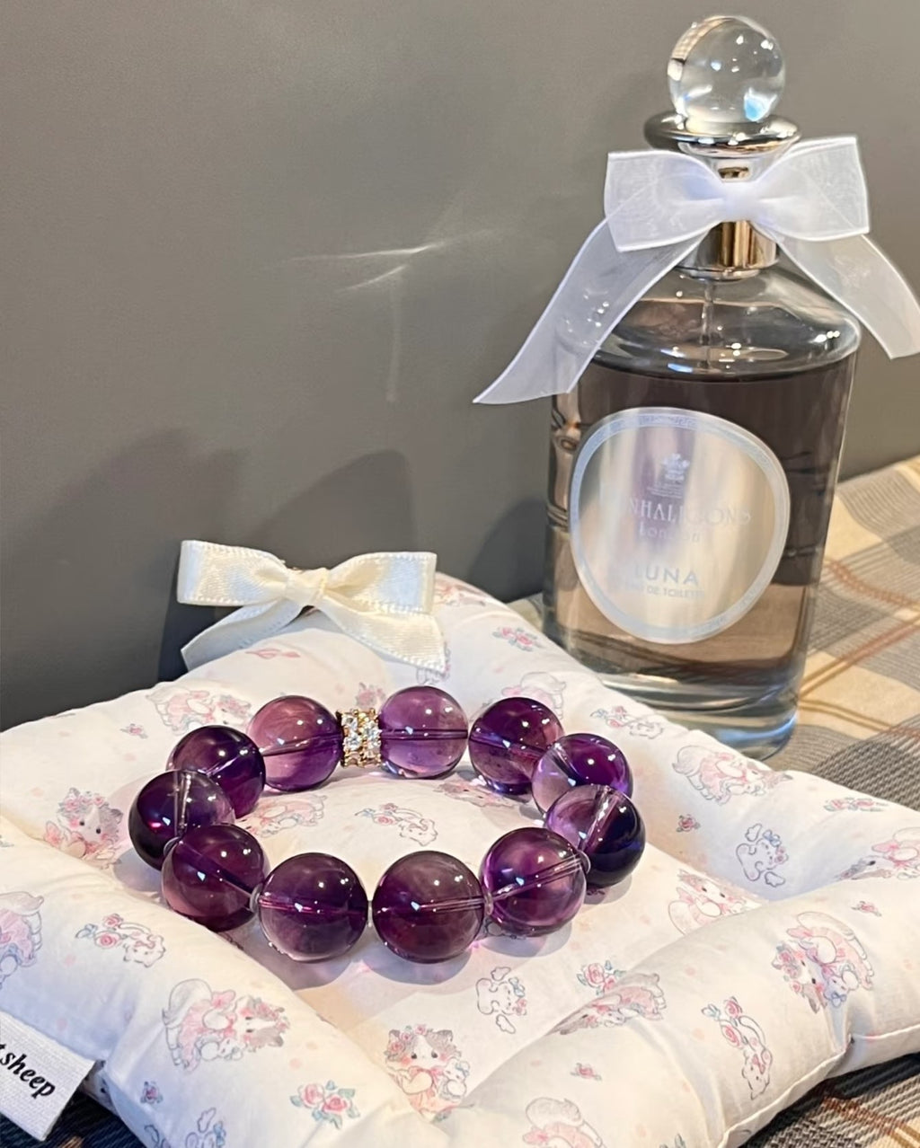 Amethyst Crystal Bracelet – Natural Calm & Intuition Booster | 8mm Gemstone Energy Jewelry