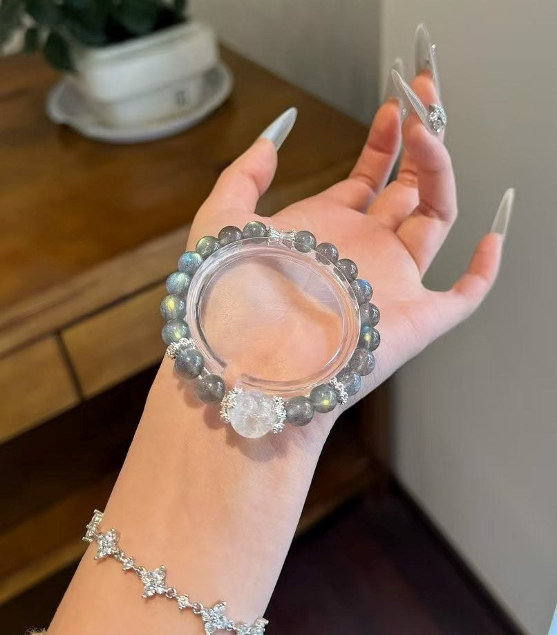 Moonstone Crystal Bracelet – Enhance Intuition & Feminine Energy | Natural Gemstone Jewelry