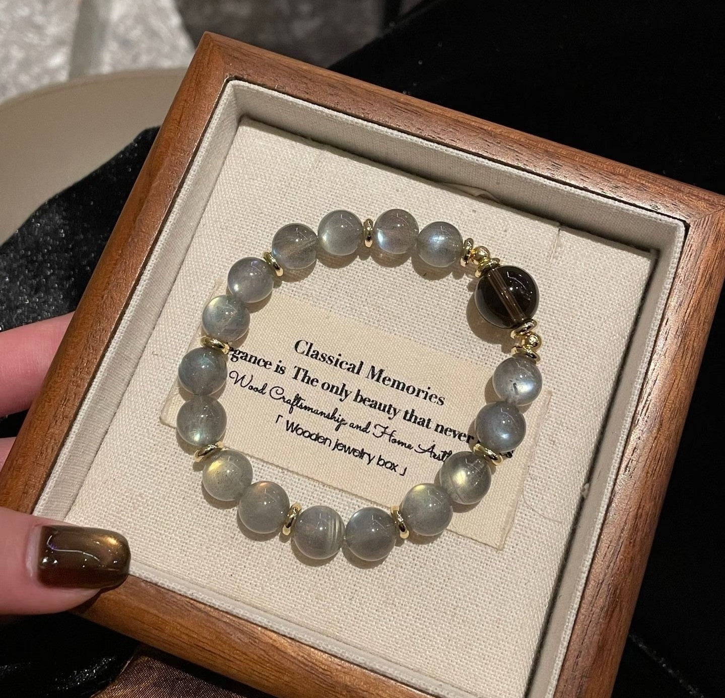 Moonstone Crystal Bracelet – Enhance Intuition & Feminine Energy | Natural Gemstone Jewelry