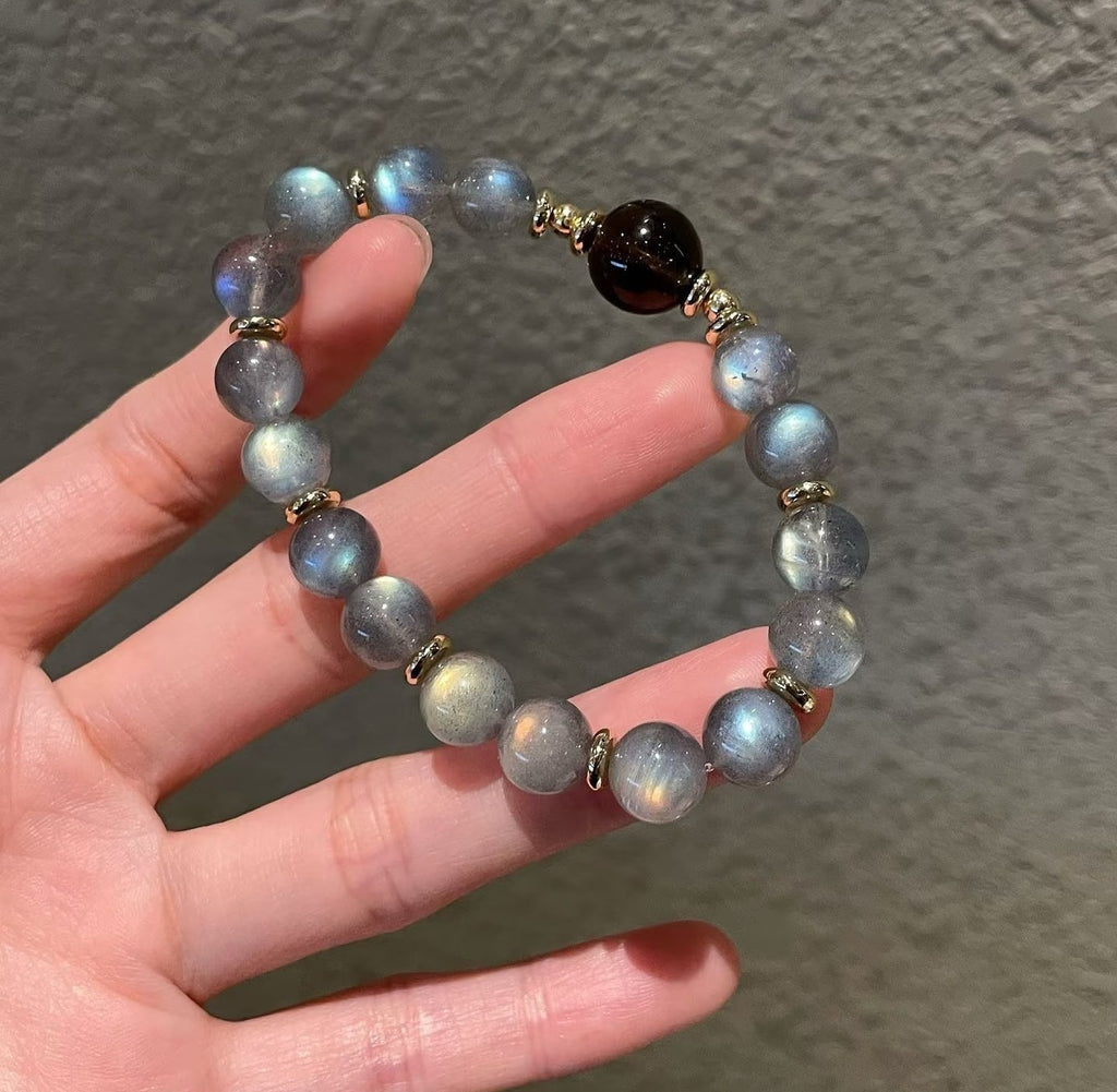 Moonstone Crystal Bracelet – Enhance Intuition & Feminine Energy | Natural Gemstone Jewelry